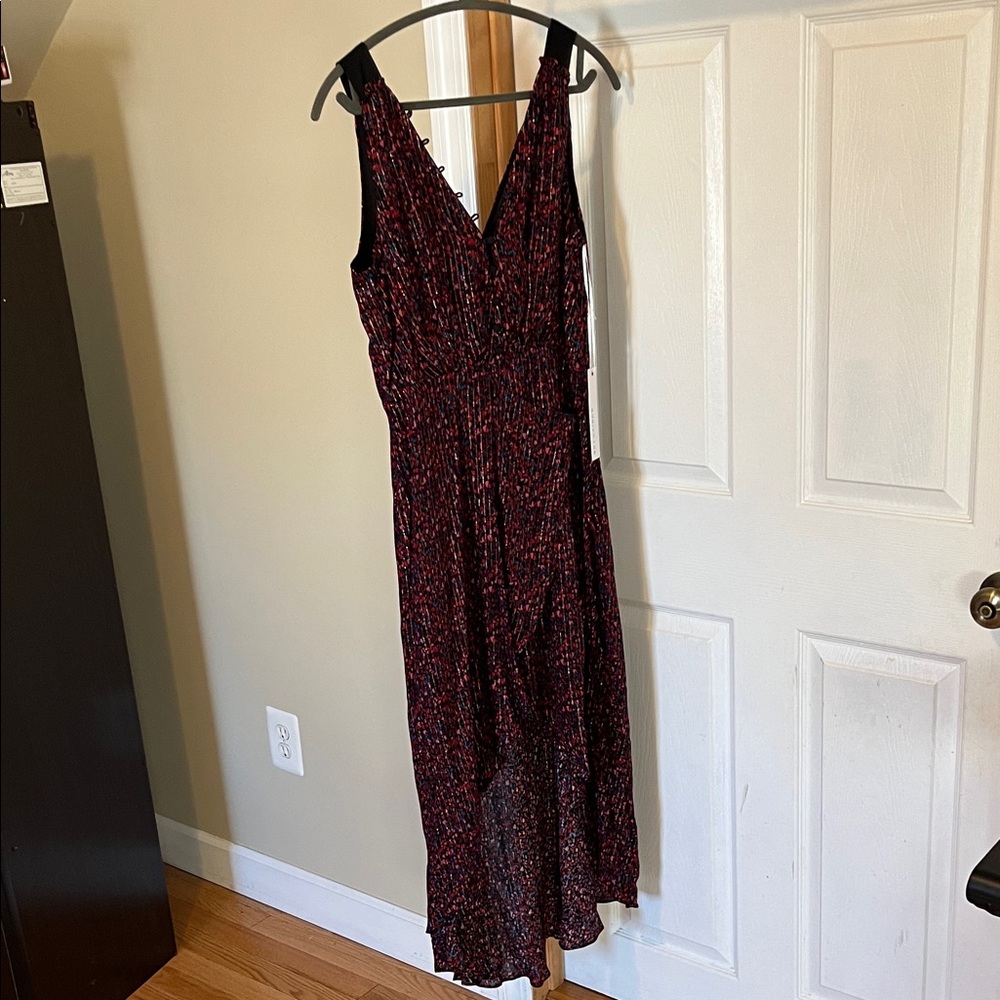 Adelyn Rae Black and Red High Low Dress - Picture 3 of 10